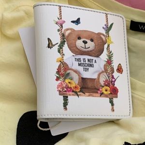 Moschino Logo Bifold Wallet
